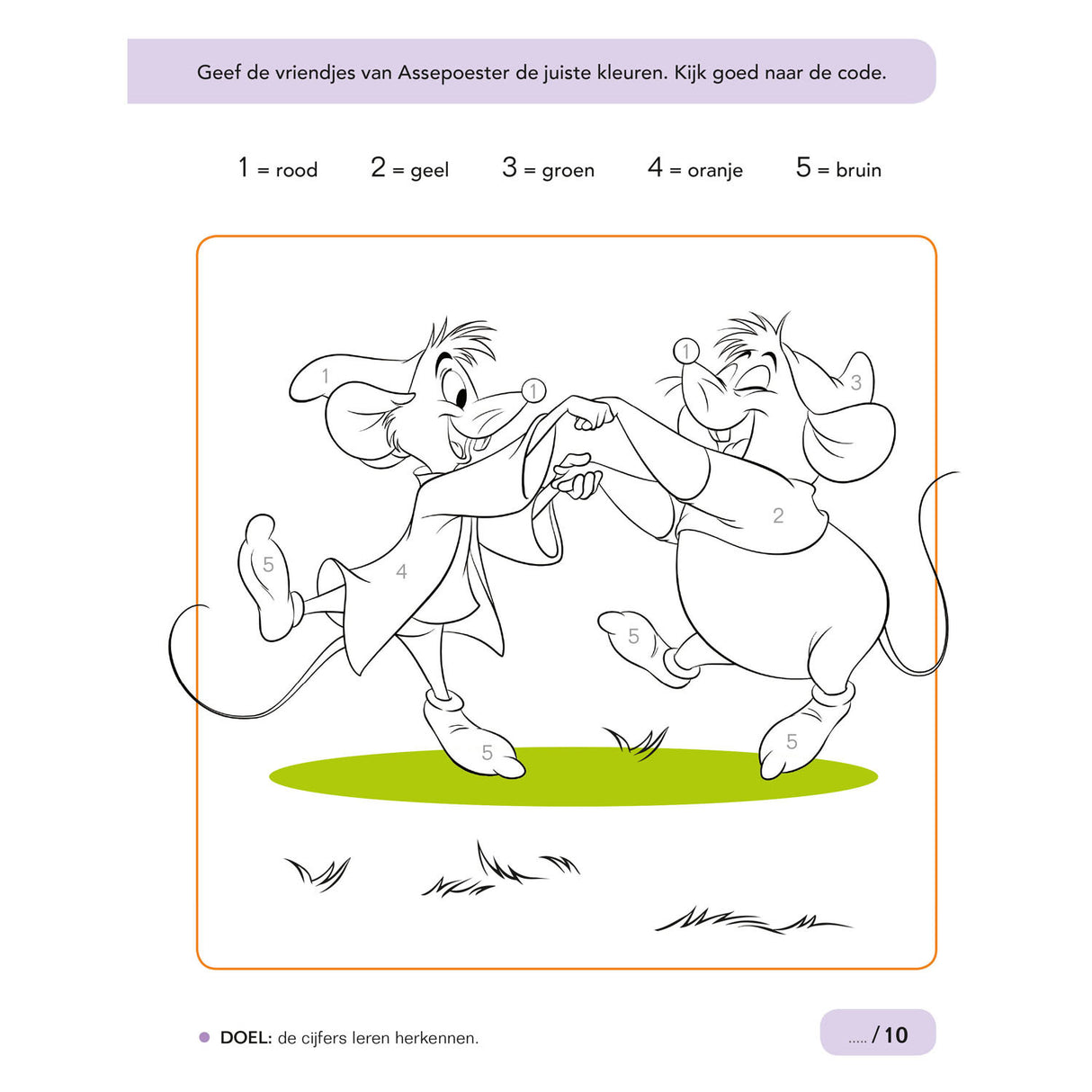 Deltas disney ik leer met - schrijven, lezen en tellen (4-5 j.)