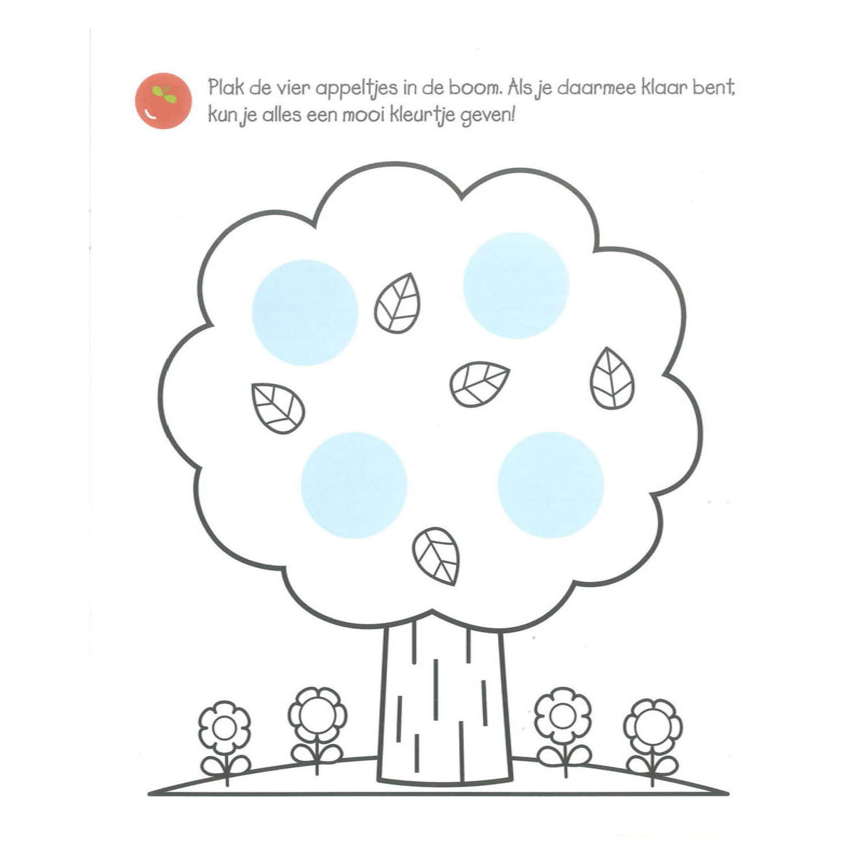 Deltas superleuk kleur- en stickerboek voor de allerkleinsten