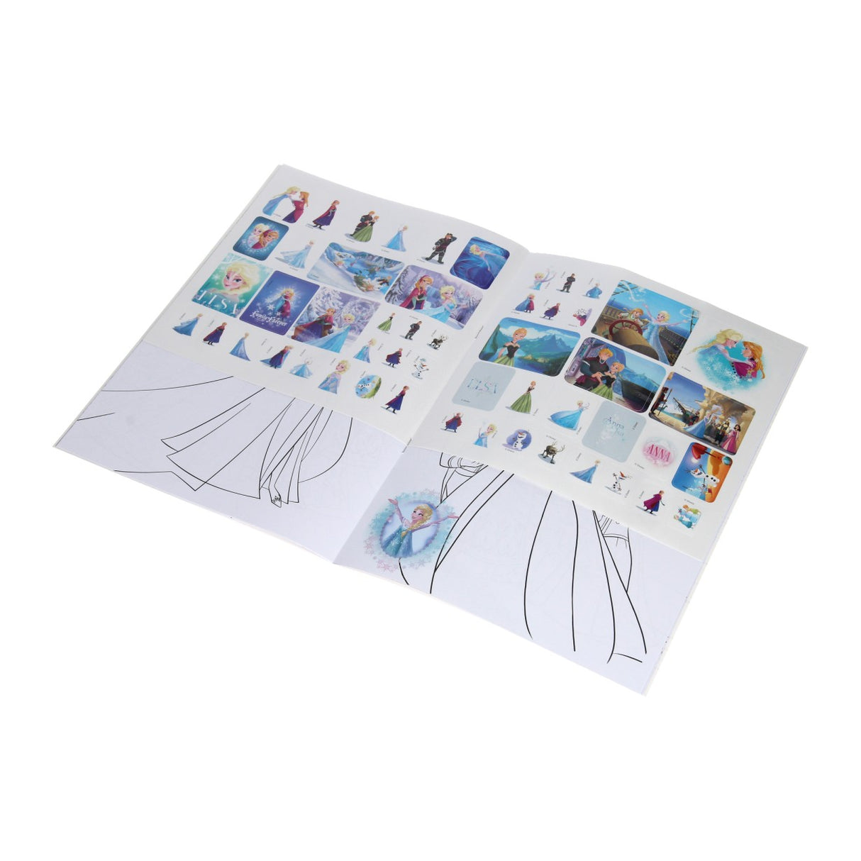 Boek specials nederland bv disney frozen kleurboek met stickers