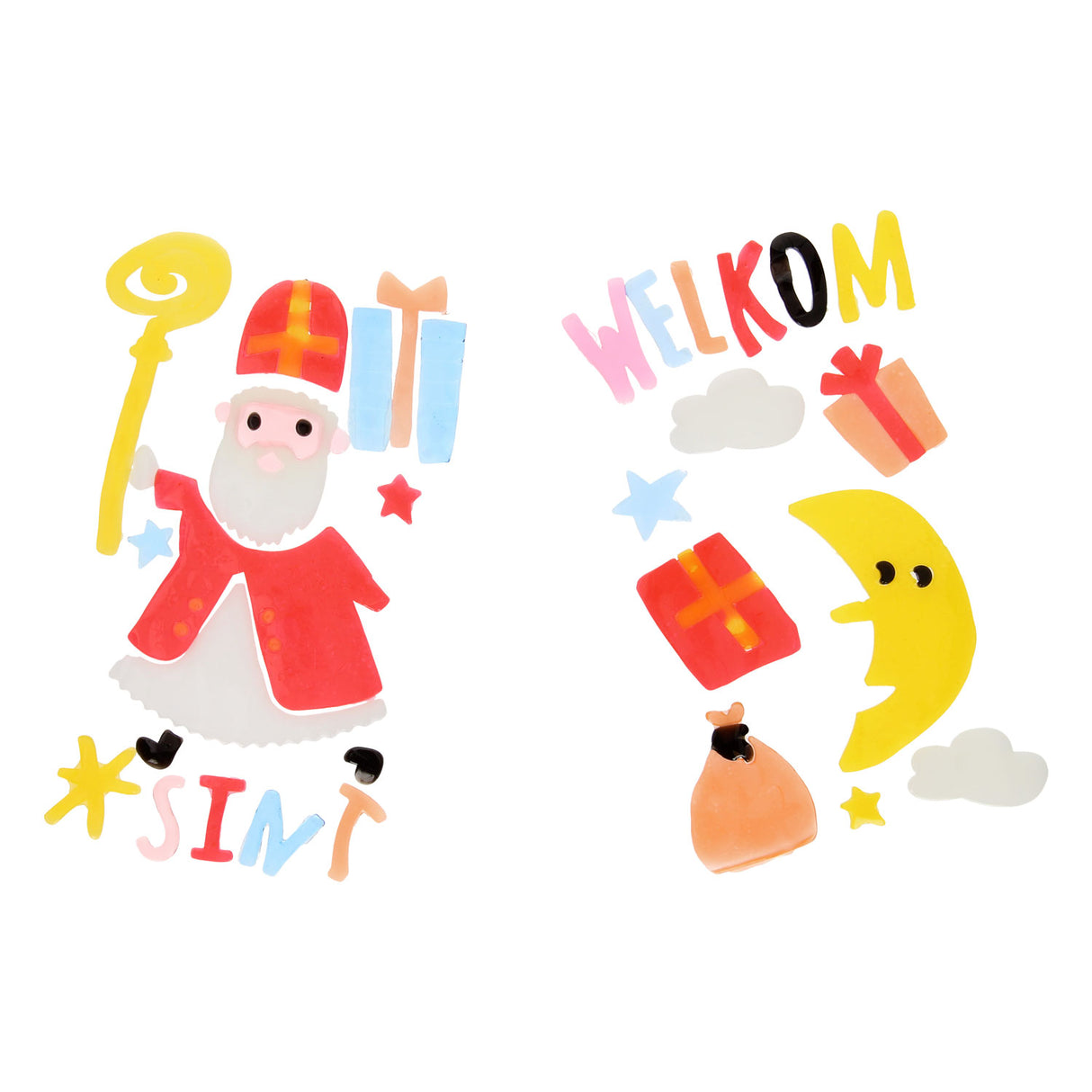 Wins holland raamstickers sinterklaasfeest