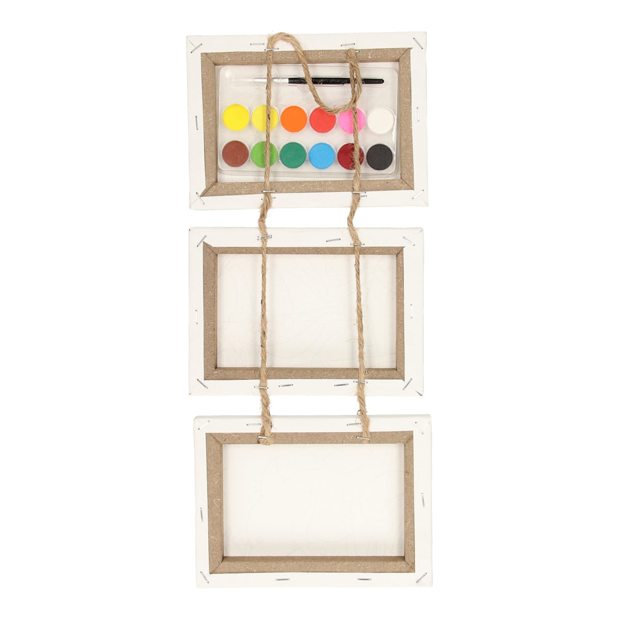 Canvas schilderset onderwaterwereld, set van 3 stuks
