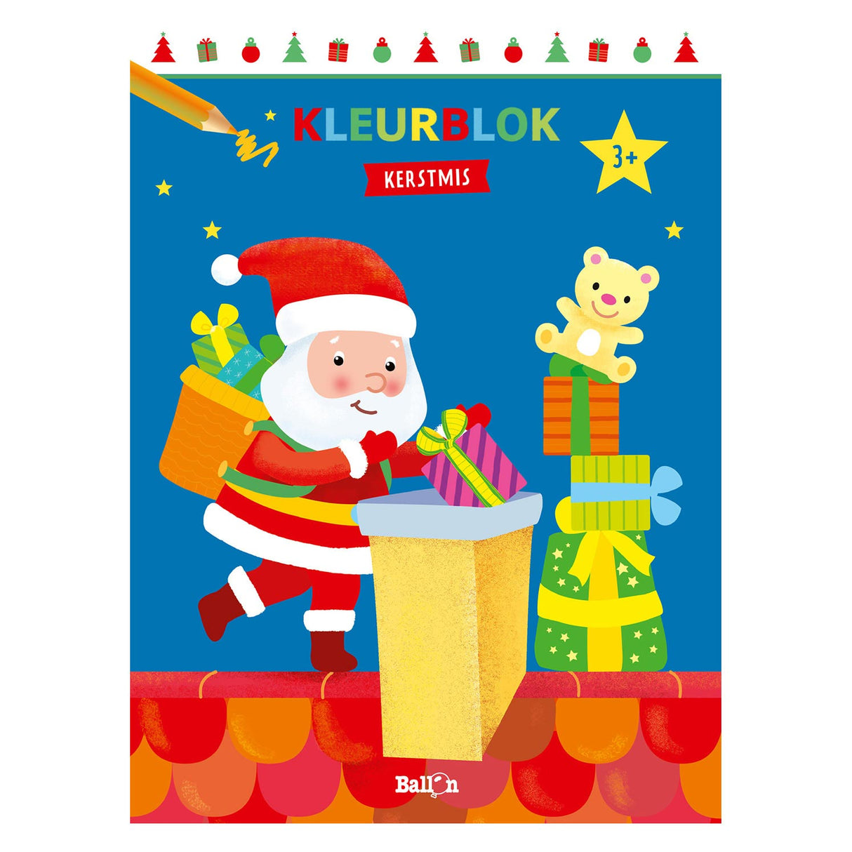 Kleurblok kerstmis