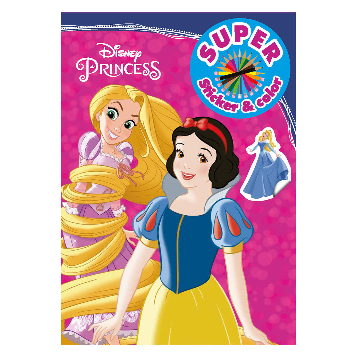 Boek specials nederland bv disney prinses sticker color kleurboek