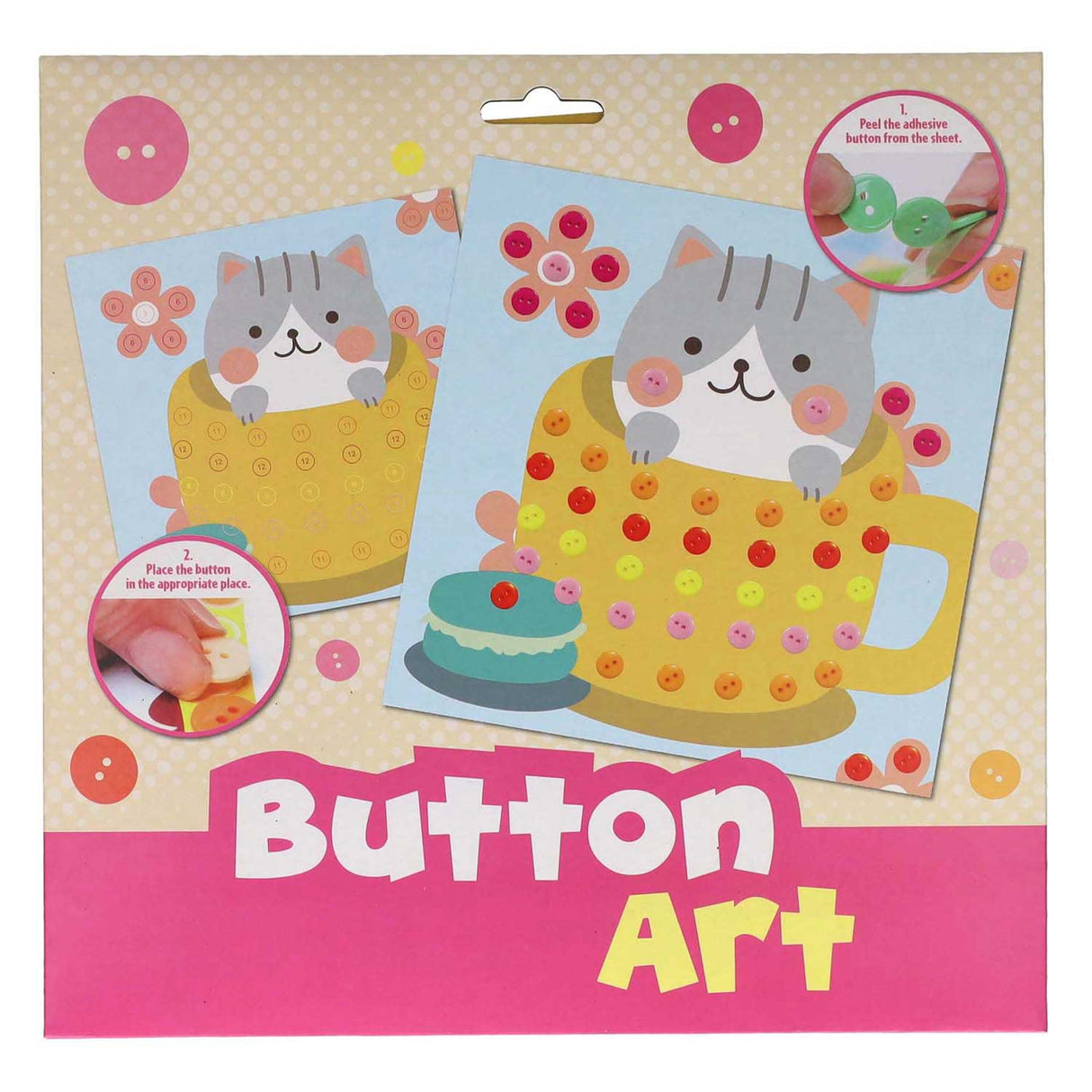 Wins holland button art schilderij versieren