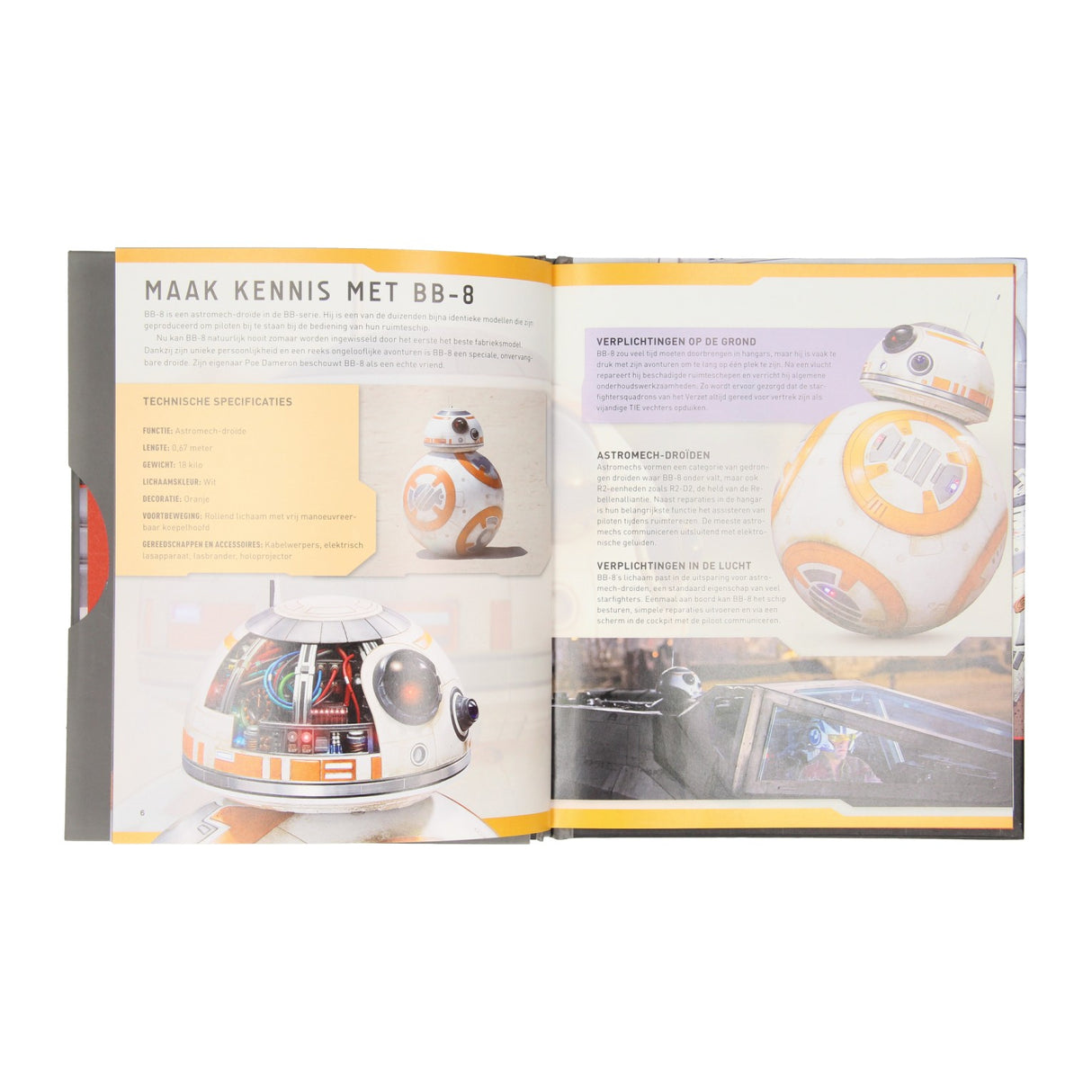 Star wars bb-8 deluxe boek met houten bouwmodel