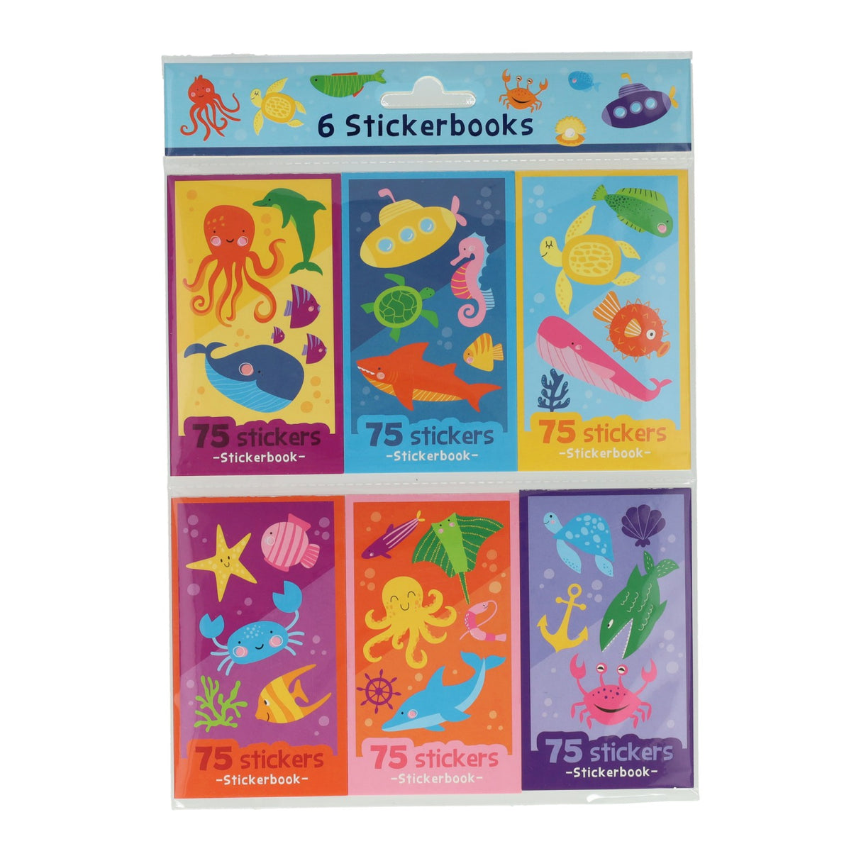 Wins holland sticker uitdeelboekjes onderwaterwereld, 6st.