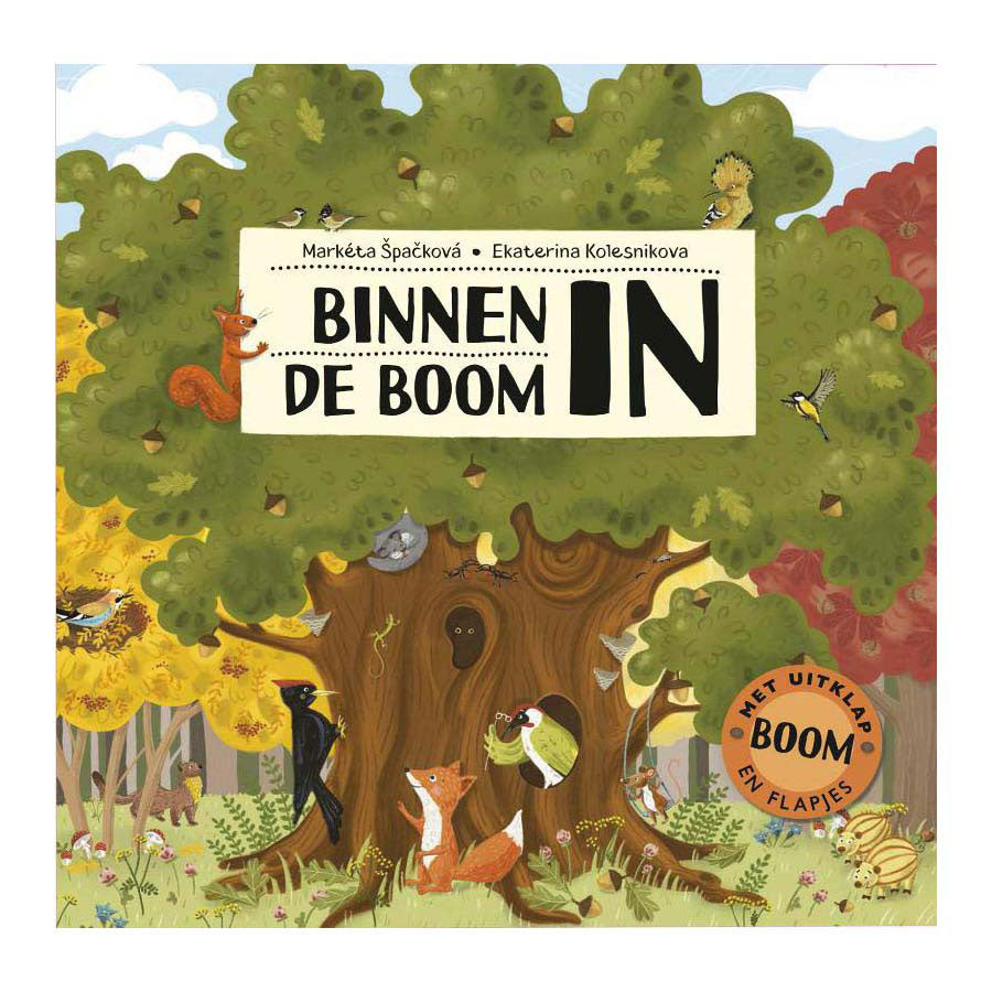 Boek specials nederland bv uitklap- en flapjesboek binnen in de boom