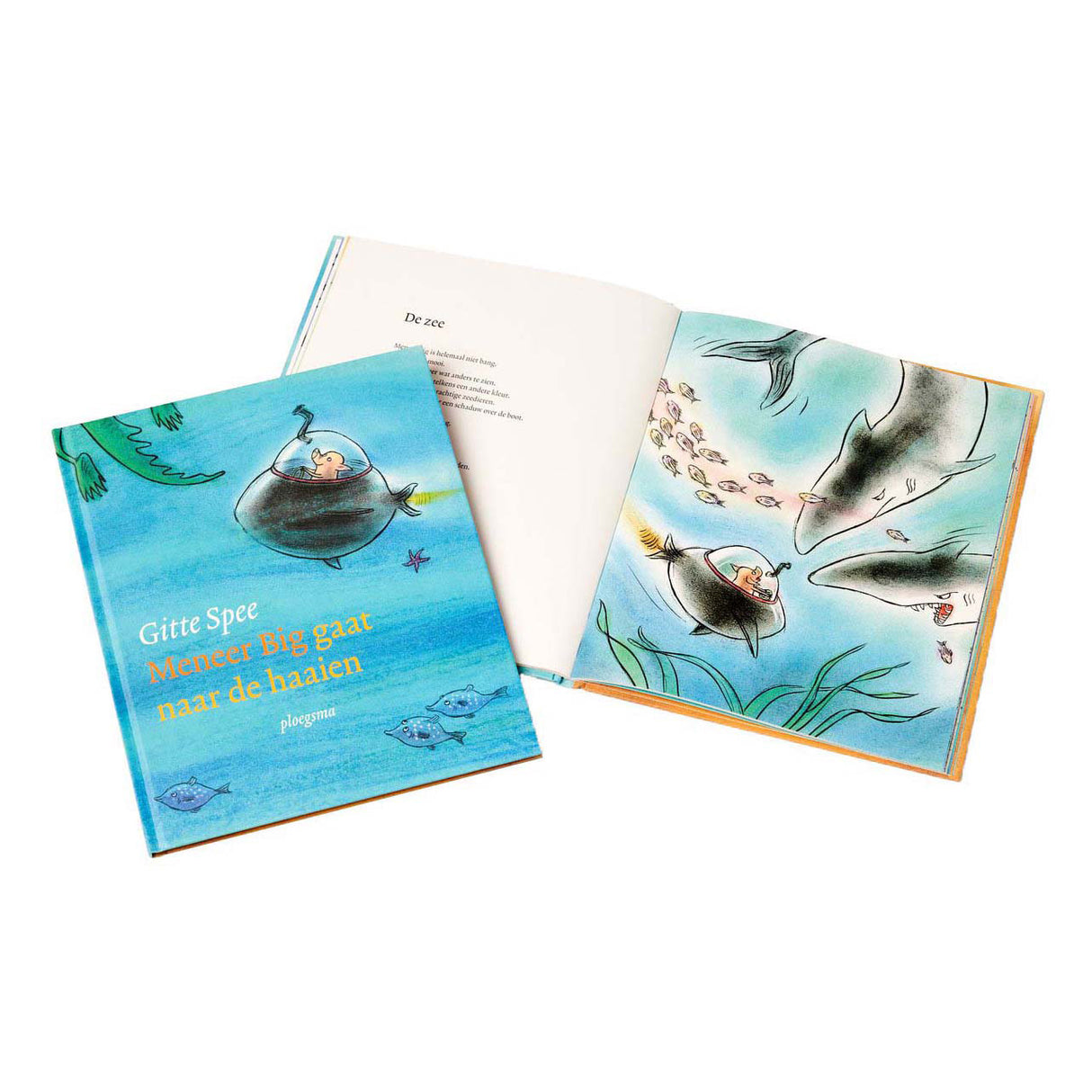 Boek specials nederland bv (voor)leesboek meneer big naar de haaien