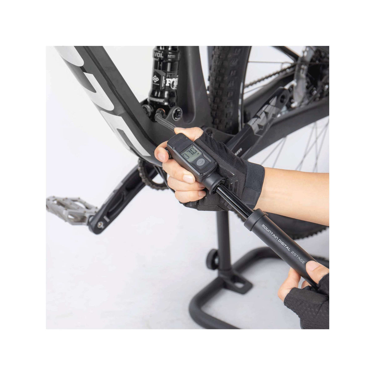 Topeak minipomp Mountain Digital 2Stage