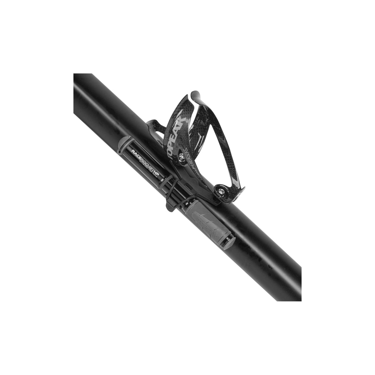 Topeak minipomp Race Rocket HP geheel zwart zwart