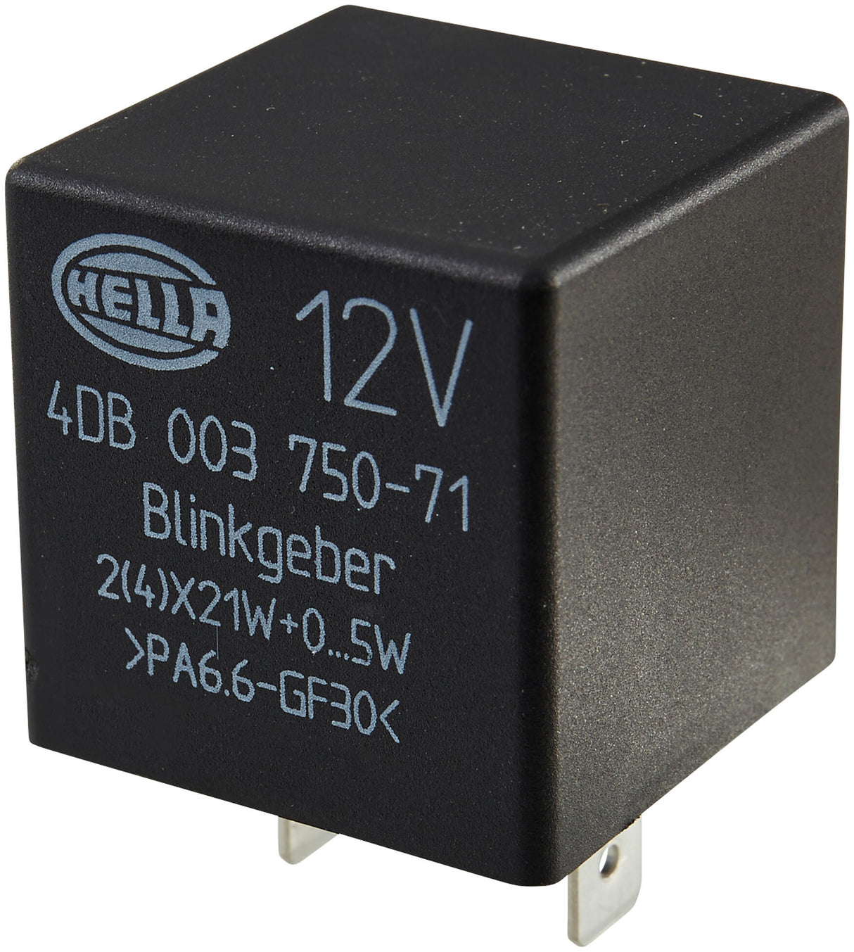 Hella knipperlicht relais turn signal unit 12 v 3-pole