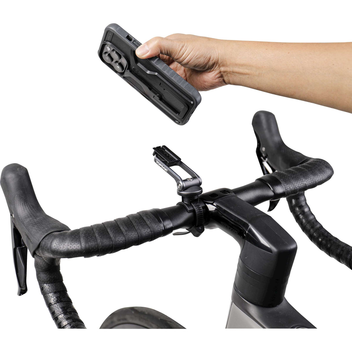 Topeak RideCase iPhone 14 Plus incl. beschermhoes bevestiging