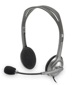 Logitech 981-000271 h110 stereo headset [3.5mm,. microphone, binaural, black]