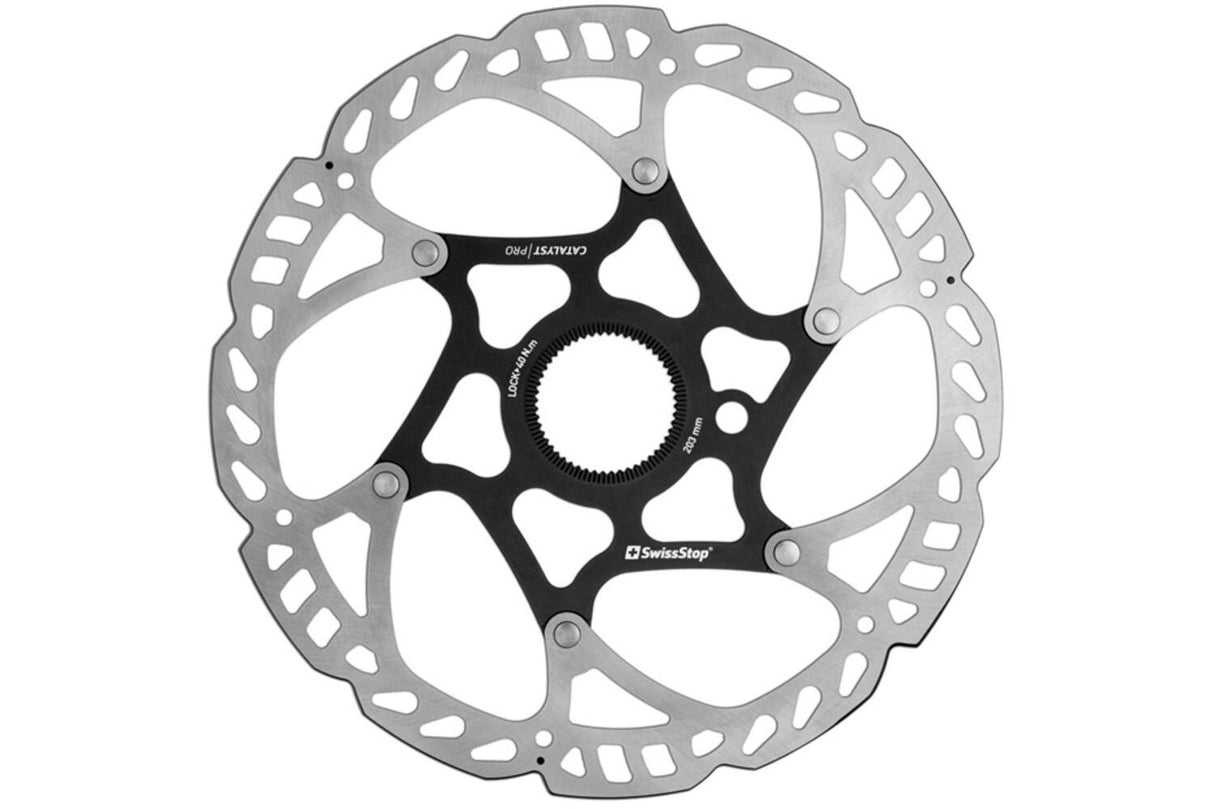 Swissstop - remschijf catalyst pro centerlock 203mm