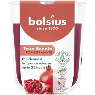 Bolsius geurglas true scents pomegranate 80 73