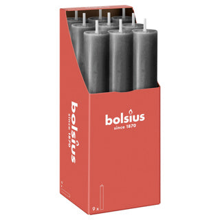 Bolsius rustiek tafelkaars xl stormy grey
