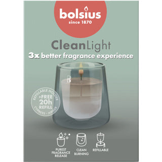 Bolsius starterkit clean light cypress amber