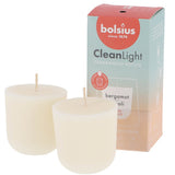 Bolsius navulling clean light pack 2 bergamot neroli