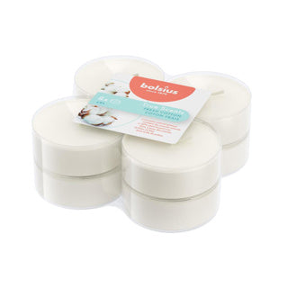 Bolsius maxilichten true scent fresh cotton 8 stuks 8 uur