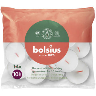 Bolsius maxi-lichten 10-uur zak 14