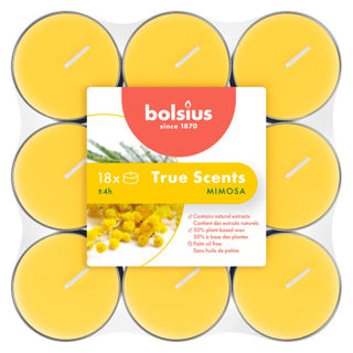 Bolsius geurtheelichten 4u true scents mimosa