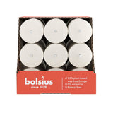 Bolsius dinerkaars rustiek sandy grey