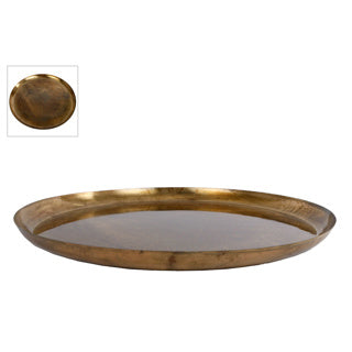 No brand onderbord luca oud goud metaal 48x48x3cm
