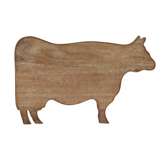 No brand borrelplank koe naturel mango 41x26x1,6 cm