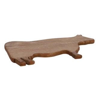 No brand borrelplank koe naturel mango 41x26x1,6 cm