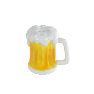 No brand spaarpot bierpul 14x10x14,5 cm