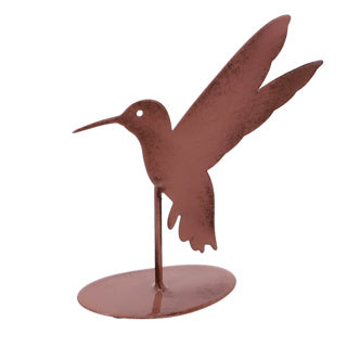 Sculptuur kolibri 3 assorti metaal 12,5x5x14 cm