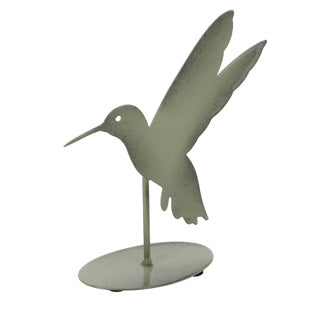Sculptuur kolibri 3 assorti metaal 12,5x5x14 cm