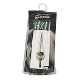 No brand in the mood collection pothouder donker groen macrame 110 cm