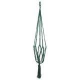 No brand in the mood collection pothouder donker groen macrame 110 cm
