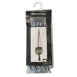 No brand in the mood collection pothouder blauw macrame 110 cm