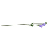 No brand kunst bloem campanula licht blauw zijde 60 cm