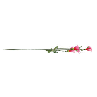 No brand kunst bloem campanula licht roze zijde 60 cm