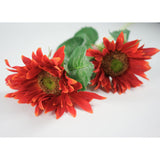No brand kunst bloem gerbera oranje 80 cm