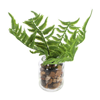 Countryfield kunstplant pteropsida in pot 19 cm groen assorti