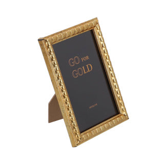 Geen merk fotolijst goud hout 15x10x1,5 cm