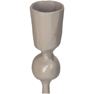 No brand kandelaar iron beige 8x8x30cm