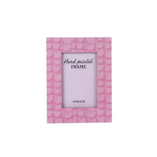 Geen merk fotolijst masie roze (10x15) 16x21,5x1cm hout emaille