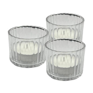No brand theelichthouder 6 cm set van 3
