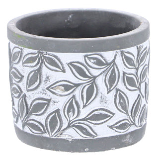 No brand pot olea cylinder grijs 11 cm
