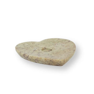 Wierookhouder speksteen hart 10,5 cm