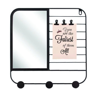 Wandrek metaal assorti 33 cm