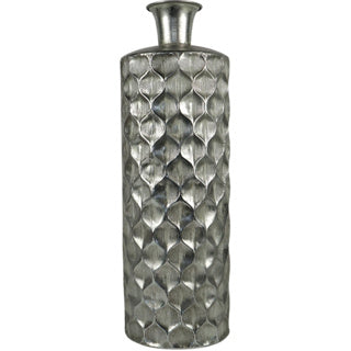 No brand vaas zilverkleurig 57 cm