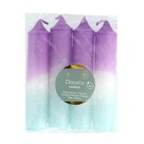 Dinerkaars per 4 dipdye pastelkleuren 5 assorti 11cm