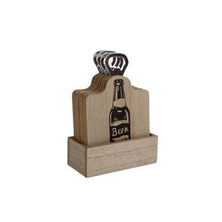 Geen merk onderzetter cheers s4 11,5x5,5x4cm