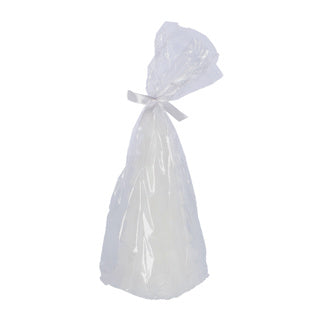 No brand kaars boom white 10x10x20cm